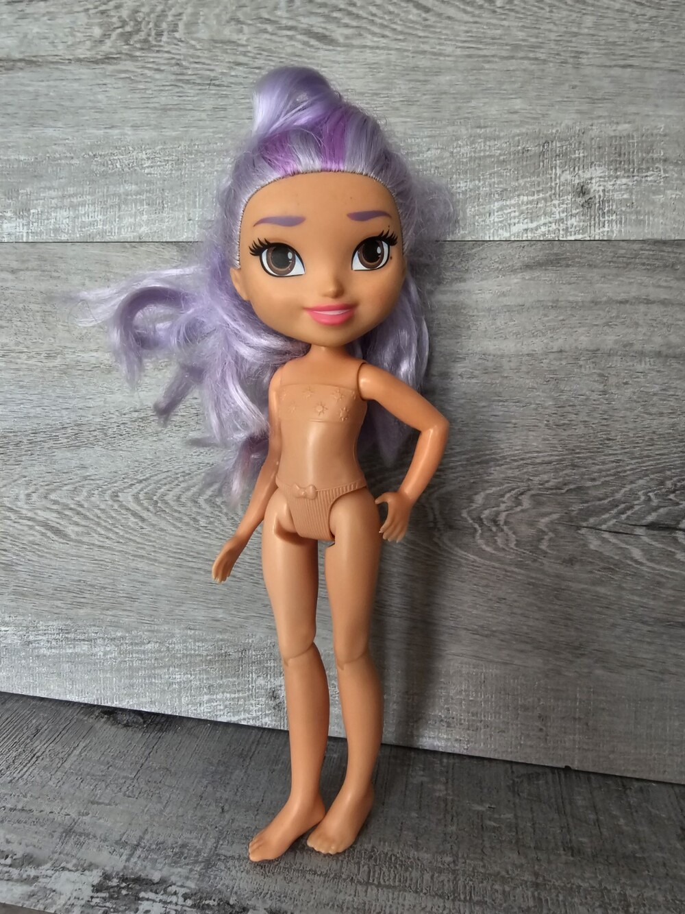 Fisher-Price Nickelodeon Sunny Day Pop-in Style Blair Doll Purple Hair